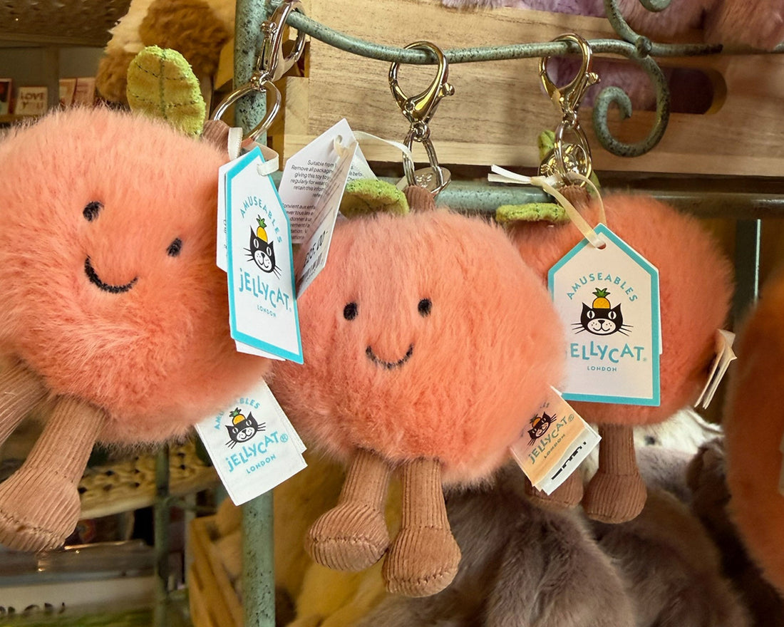 Jellycat soft toys and children’s gifts displayed at Frankies Farmshop and Staplehurst Nurseries in Staplehurst, Kent